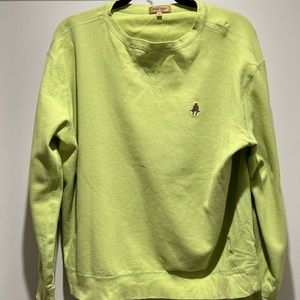 Paul Stuart lime green pullover sweater (L)